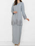 BAJU KURUNG PAHANG MODEN MELVEEN (SKY BLUE)